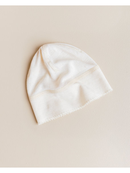Unaduna Baby hat pointelle wool/silk - munkki