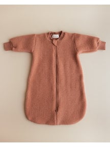 Unaduna X Engel Sleeping bag merino wool fleece - sienna clay