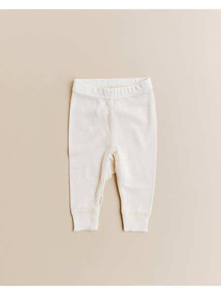 Unaduna Baby leggings pointelle wool/silk - munkki