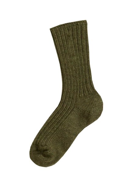 Joha Wool socks - moss green