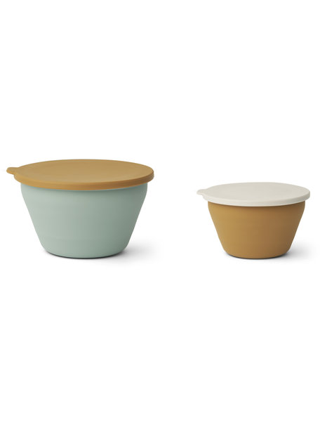 Liewood Foldable bowls 2 pcs - caramel