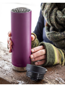 Klean Kanteen Insulated TKWide 592 ml with café cap - purple