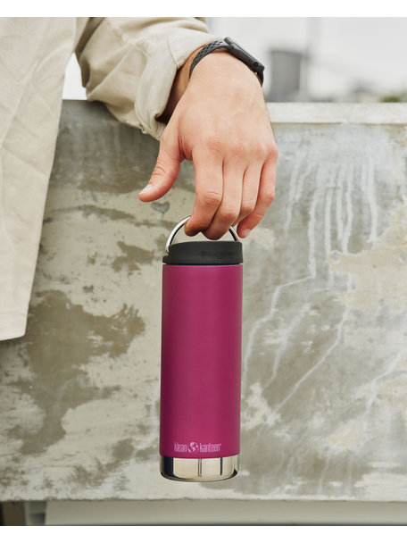 Klean Kanteen Insulated TKWide 473 ml with café cap - purple