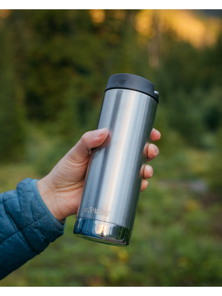 Klean Kanteen Insulated TKWide 473 ml with café cap - stainless steel