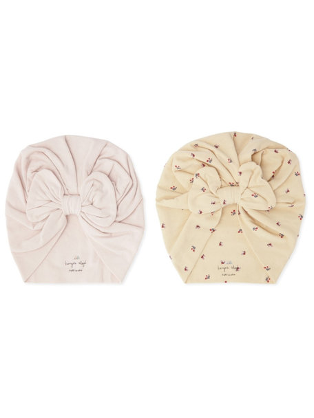 Konges Sløjd Bambi bonnet set of 2 - bloom / lavender mist