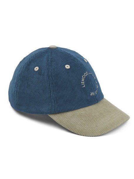 Liewood Danny cap corduroy - surf blue