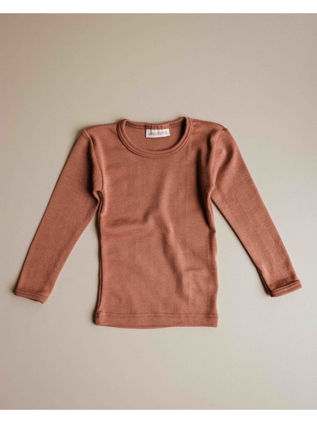 Unaduna X Engel Kids longsleeves - sienna clay