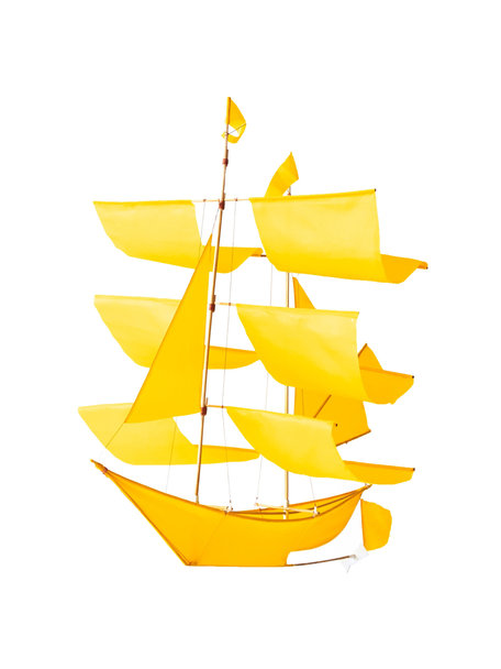 Haptic Lab Sailing ship kite - yellow