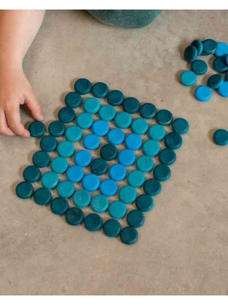 Grapat Mandala little coins, blue