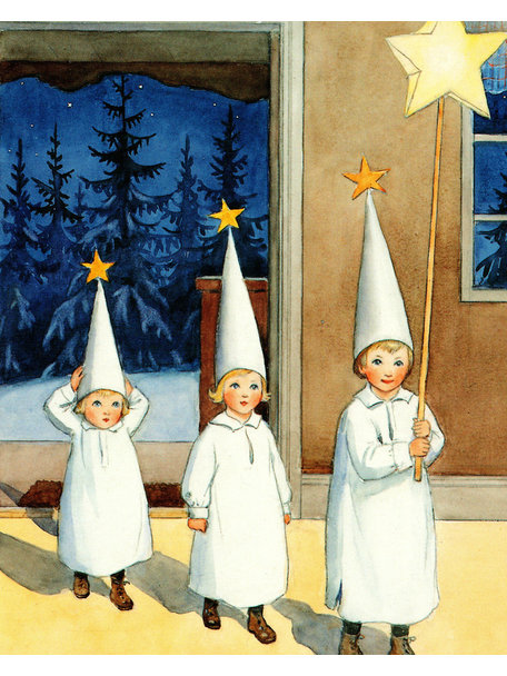 Elsa Beskow Elsa Beskow Postcard - Star Children