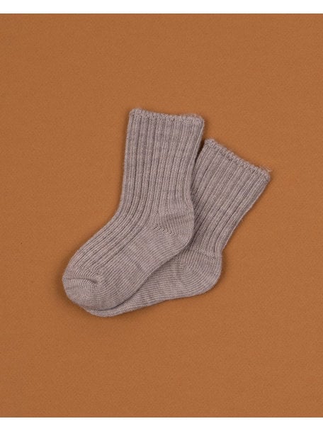 Joha Wool children's socks - sesame