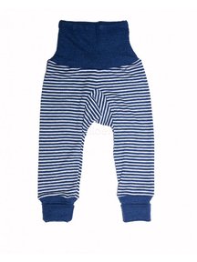 Cosilana Baby Pants Striped Wool/Silk - Blue