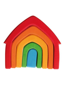 Grimm's Rainbow Stacking House