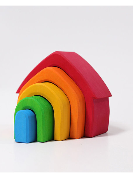 Grimm's Rainbow Stacking House