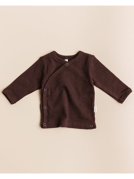 Unaduna Baby wrap-around cardigan wool - kladdkaka