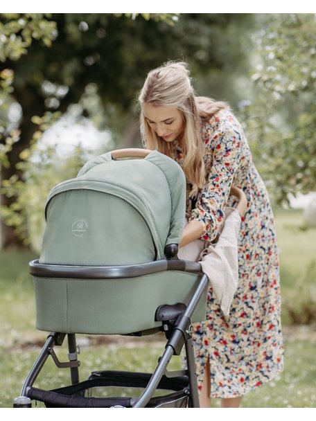 Naturkind Baby stroller Lux Evo jade - seat unit including baby basket