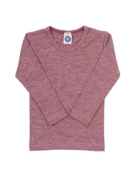 Cosilana Kids Longsleeve Wool/Silk/Cotton - Burgundy