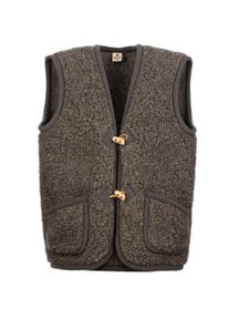 Alwero Women's woolen vest - coal