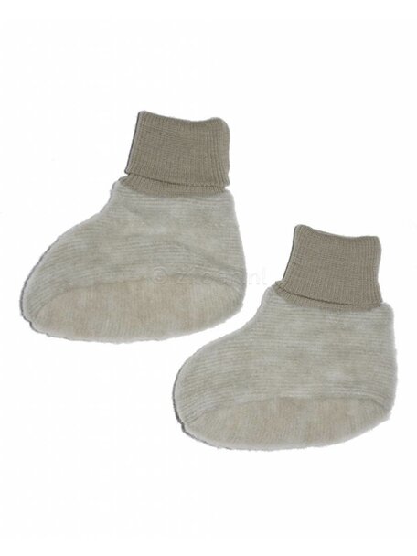 Cosilana Booties Wool Fleece - Beige