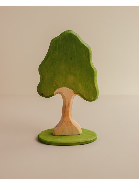 Handmade Broad-leaved tree with base