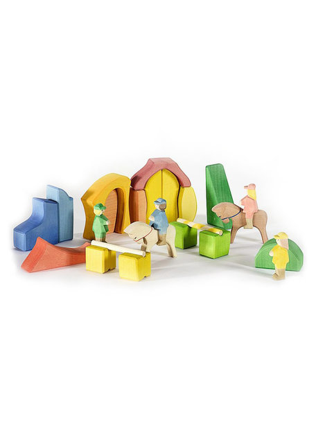 Ostheimer Rainbow building set - horse farm