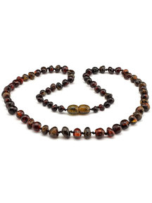 Amber Amber Ladies Necklace 45cm - cherry