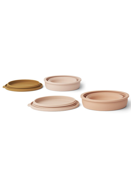 Liewood Foldable bowls 2 pcs - rose