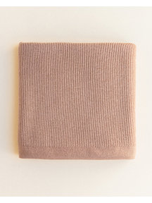 Hvid Merino wool blanket Felix - rose