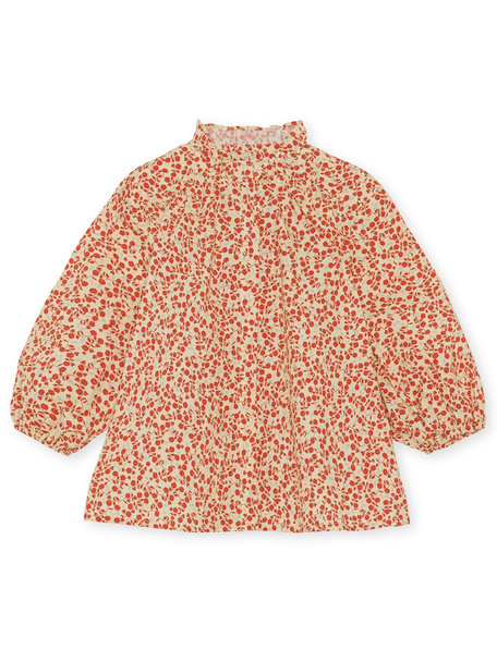 Konges Sløjd Lupe blouse - espalier rouge