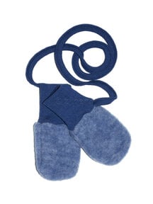 Cosilana Mittens Wool Fleece - navy