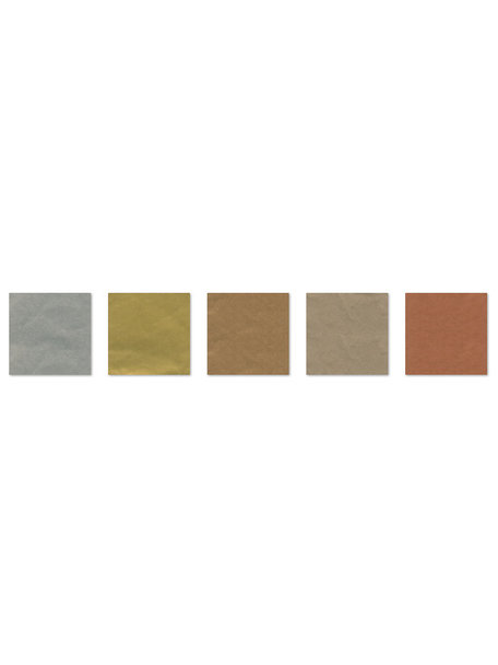 Mercurius Japanese silk paper - 5 metallic colours