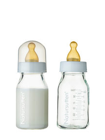 Natursutten Glass Baby bottle - 110ml - set of 2