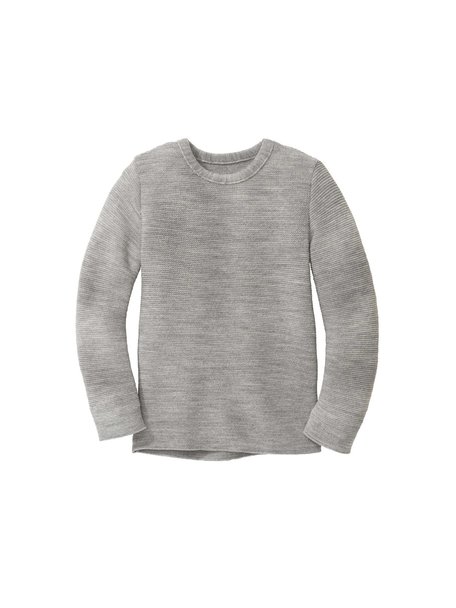 Disana Children's left knitted jumper - grey