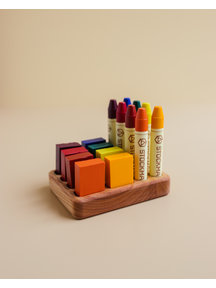 Handmade Holder for Stockmar beeswax blocks and crayons - 8 pcs