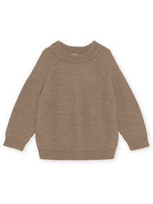 Konges Sløjd Merino wool sweater - iced coffee