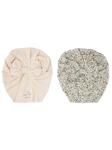 Konges Sløjd Bambi bonnet set of 2 - shell / louloudi