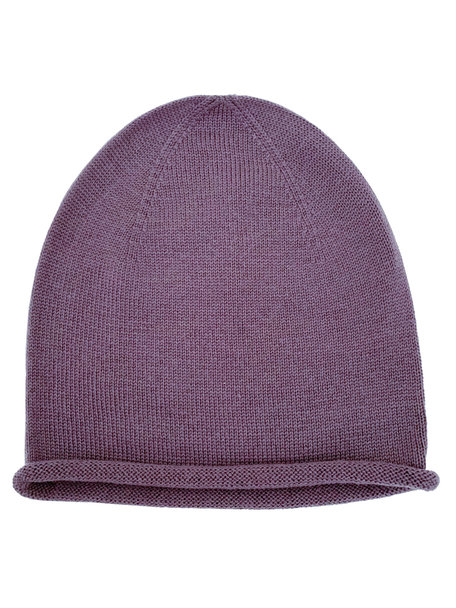 Hvid Efa beanie - viola