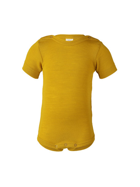 Engel Natur Body short sleeves wool/silk - Saffron