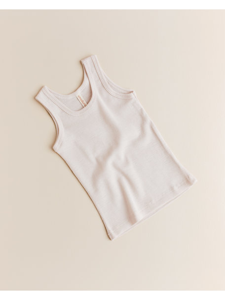 Unaduna Kids undershirt tiny rib wool - mazarin