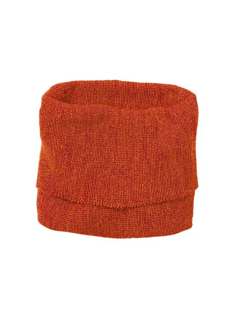 Disana Loop scarf - orange/burgundy