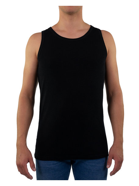 Joha - Black Merino Wool & Silk Vest