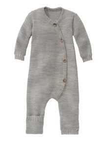 Disana Merino wool knitted overall - grey