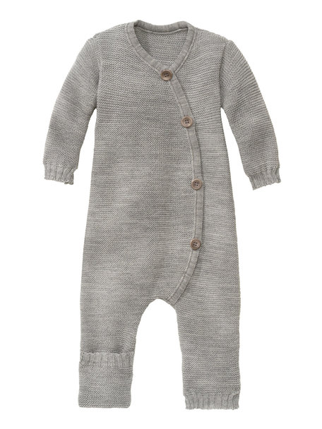 Disana Merino wool knitted overall - grey