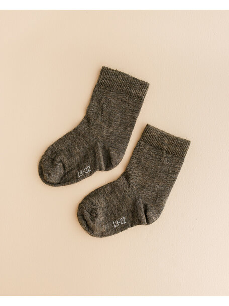 Joha Wool children's socks - olive