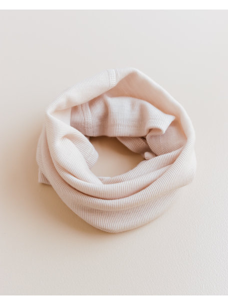 Unaduna Loop scarf tiny rib wool - mazarin