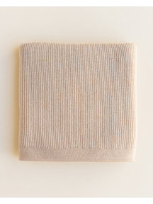 Hvid Merino wool blanket Felix - oat