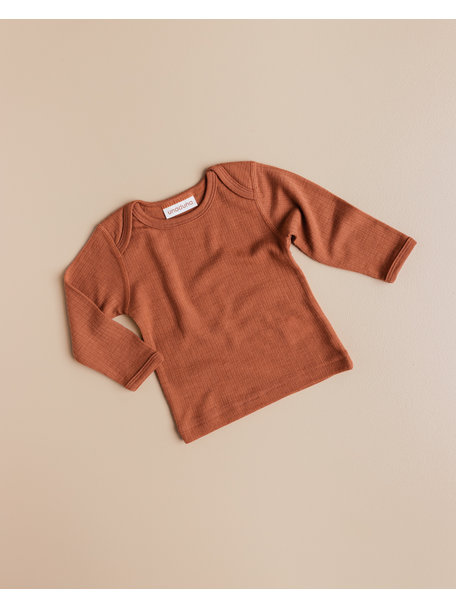 Unaduna Wool baby blouse - umbre