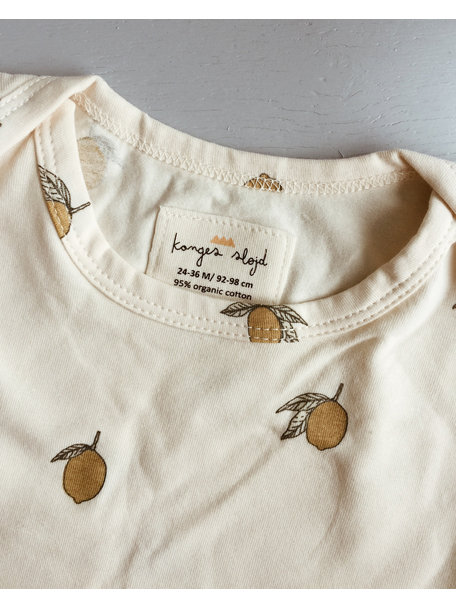 Konges Sløjd Baby Body - Lemon