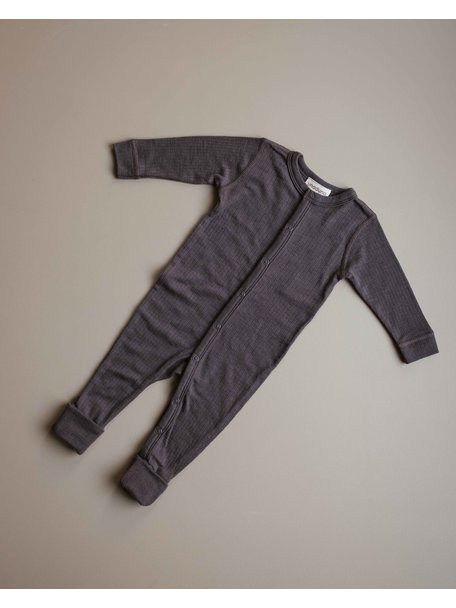 Unaduna Woolen jumpsuit 2 in 1 feet - deep taupe