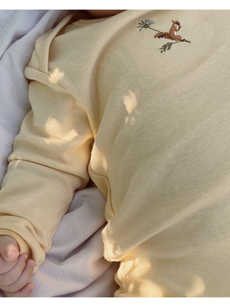 Konges Sløjd Set of 3 bodies with print - apricot